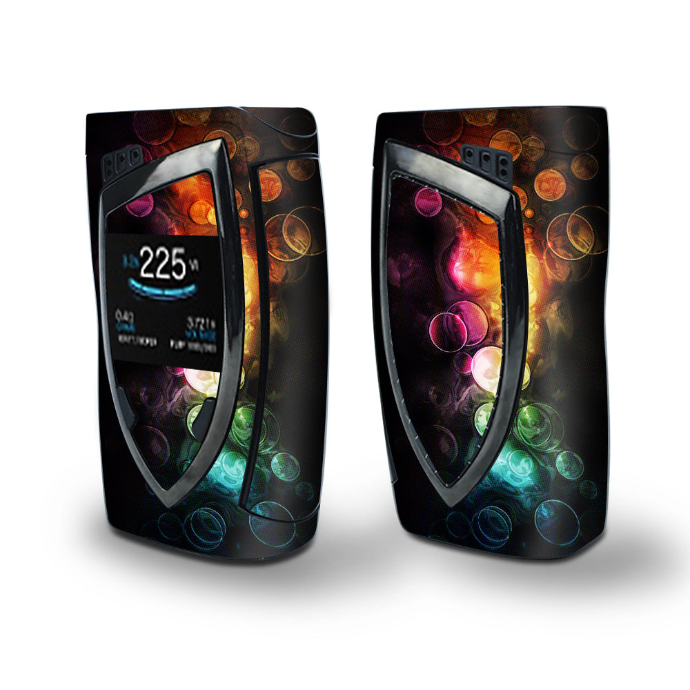 Skin Decal Vinyl Wrap for Smok Devilkin Kit 225w Vape (includes TFV12 Prince Tank Skins) skins cover/ bokeh bubbles 2