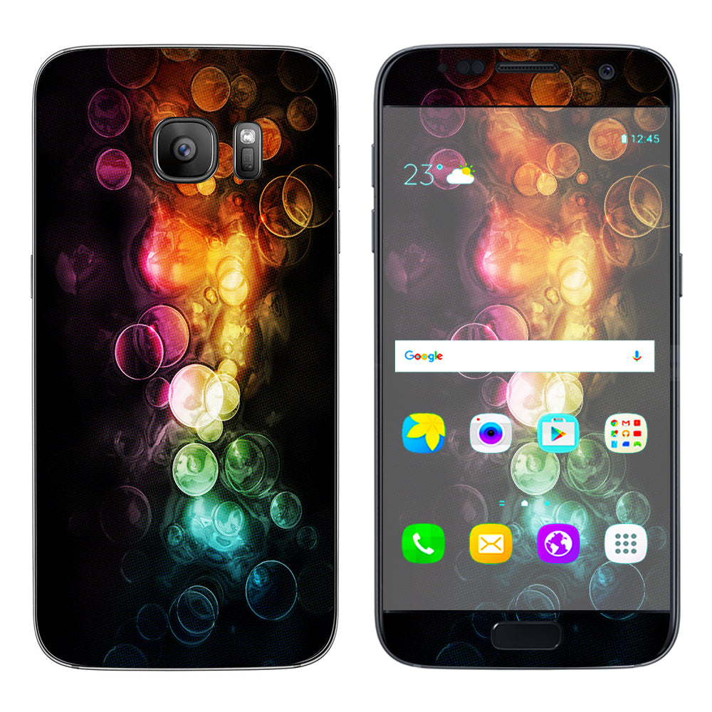  Bokeh Bubbles 2 Samsung Galaxy S7 Skin