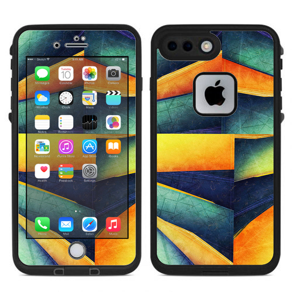  Cube Lines Lifeproof Fre iPhone 7 Plus or iPhone 8 Plus Skin