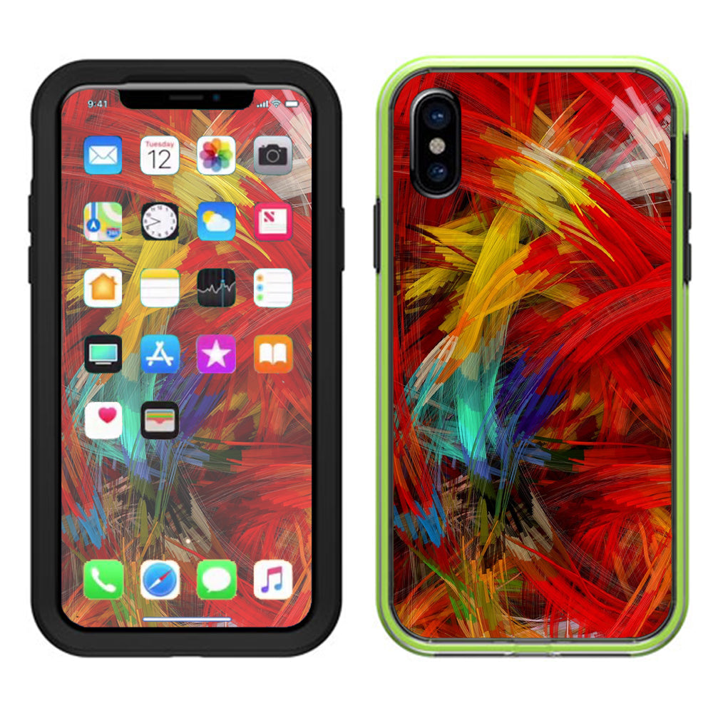  Paint Strokes Lifeproof Slam Case iPhone X Skin