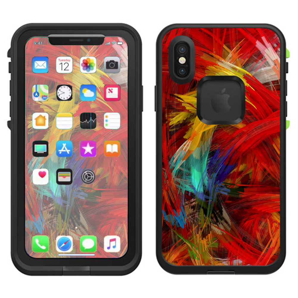  Paint Strokes Lifeproof Fre Case iPhone X Skin