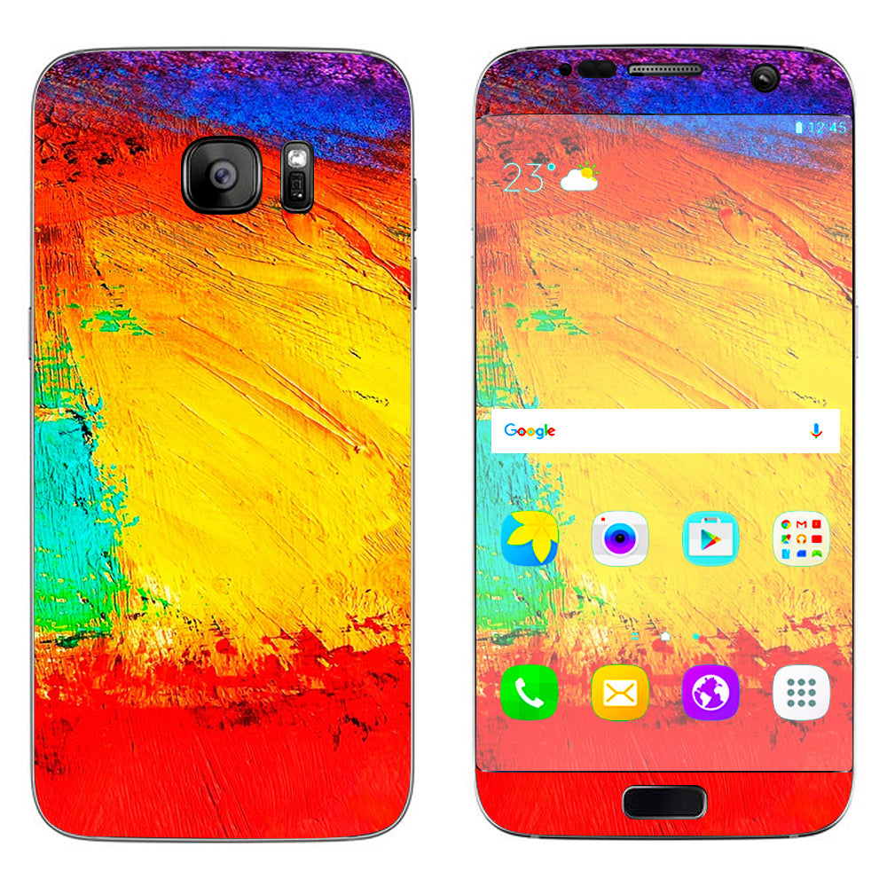  Paint Strokes 2 Samsung Galaxy S7 Edge Skin