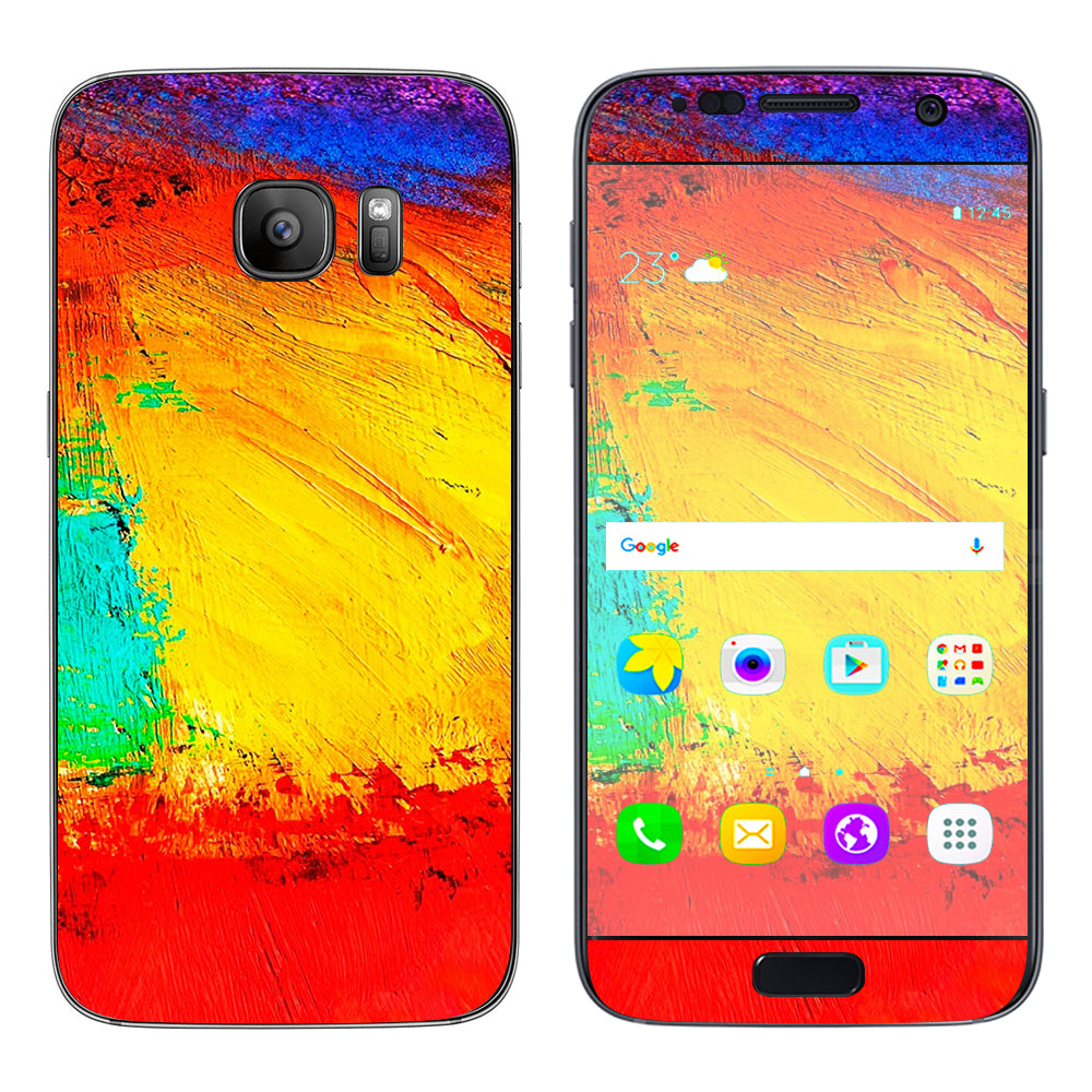  Paint Strokes 2 Samsung Galaxy S7 Skin