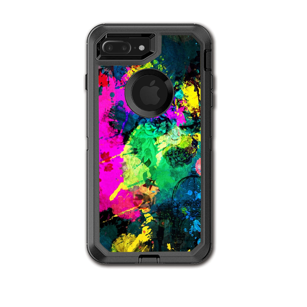  Paintsplatter2 Otterbox Defender iPhone 7+ Plus or iPhone 8+ Plus Skin