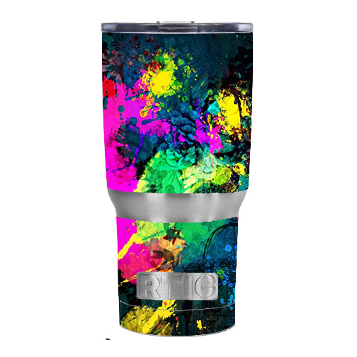  Paintsplatter2 RTIC 20oz Tumbler Skin