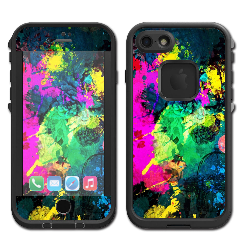  Paintsplatter2 Lifeproof Fre iPhone 7 or iPhone 8 Skin