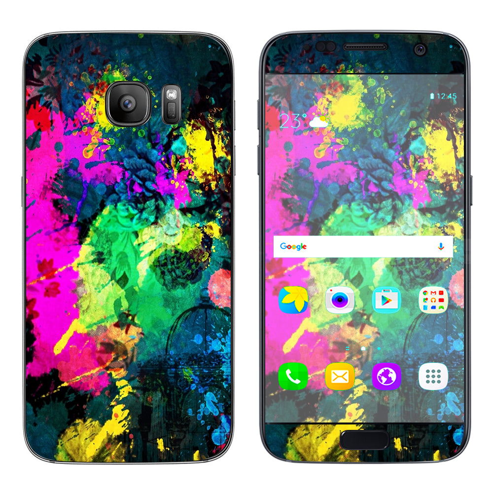  Paintsplatter2 Samsung Galaxy S7 Skin