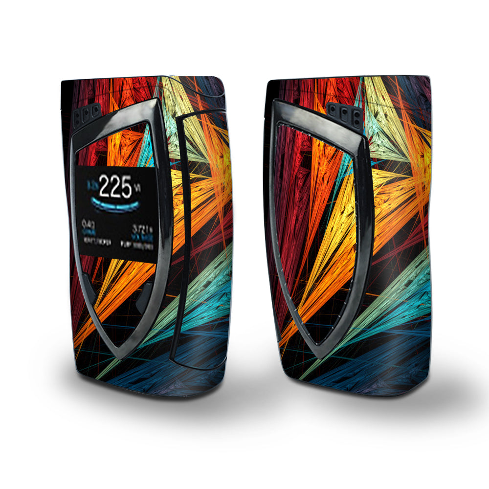 Skin Decal Vinyl Wrap for Smok Devilkin Kit 225w Vape (includes TFV12 Prince Tank Skins) skins cover/ Sharp Colors