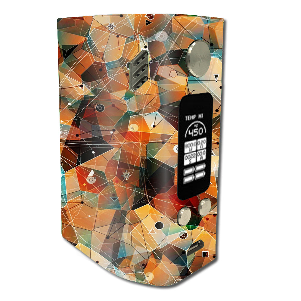  Abstract Triangles Wismec Reuleaux RX300 Skin