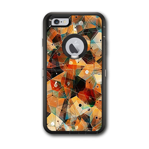  Abstract Triangles Otterbox Defender iPhone 6 PLUS Skin