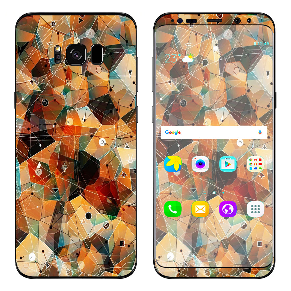  Abstract Triangles Samsung Galaxy S8 Plus Skin