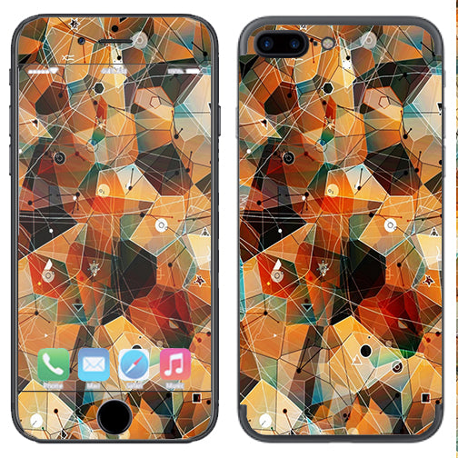  Abstract Triangles Apple  iPhone 7+ Plus / iPhone 8+ Plus Skin