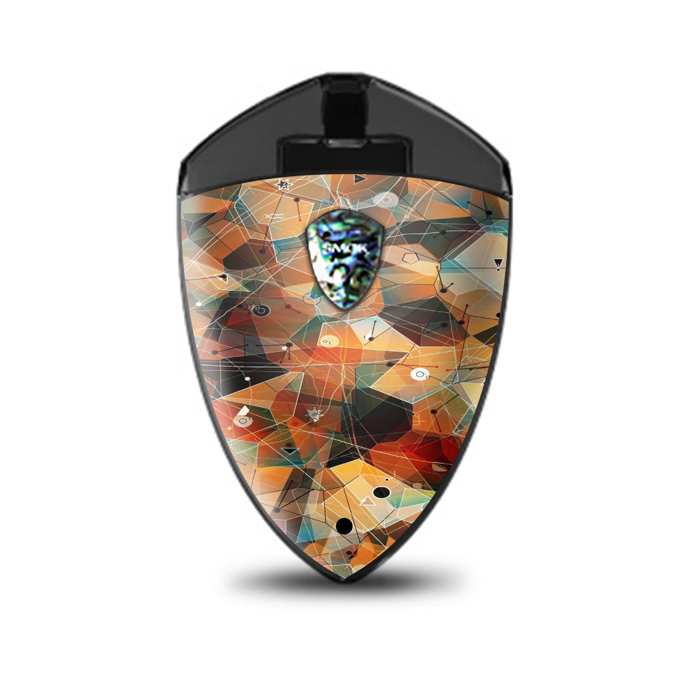  Abstract Triangles Smok Rolo Badge Skin