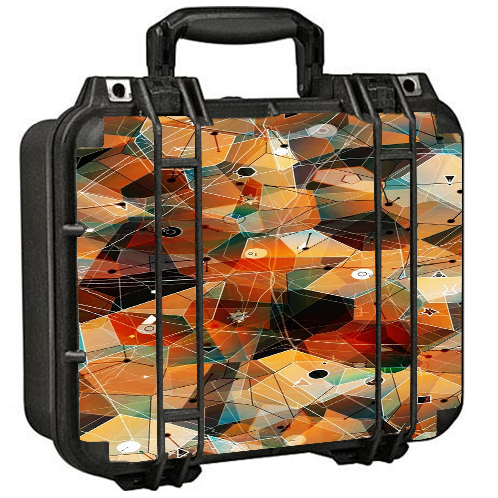  Abstract Triangles Pelican Case 1400 Skin