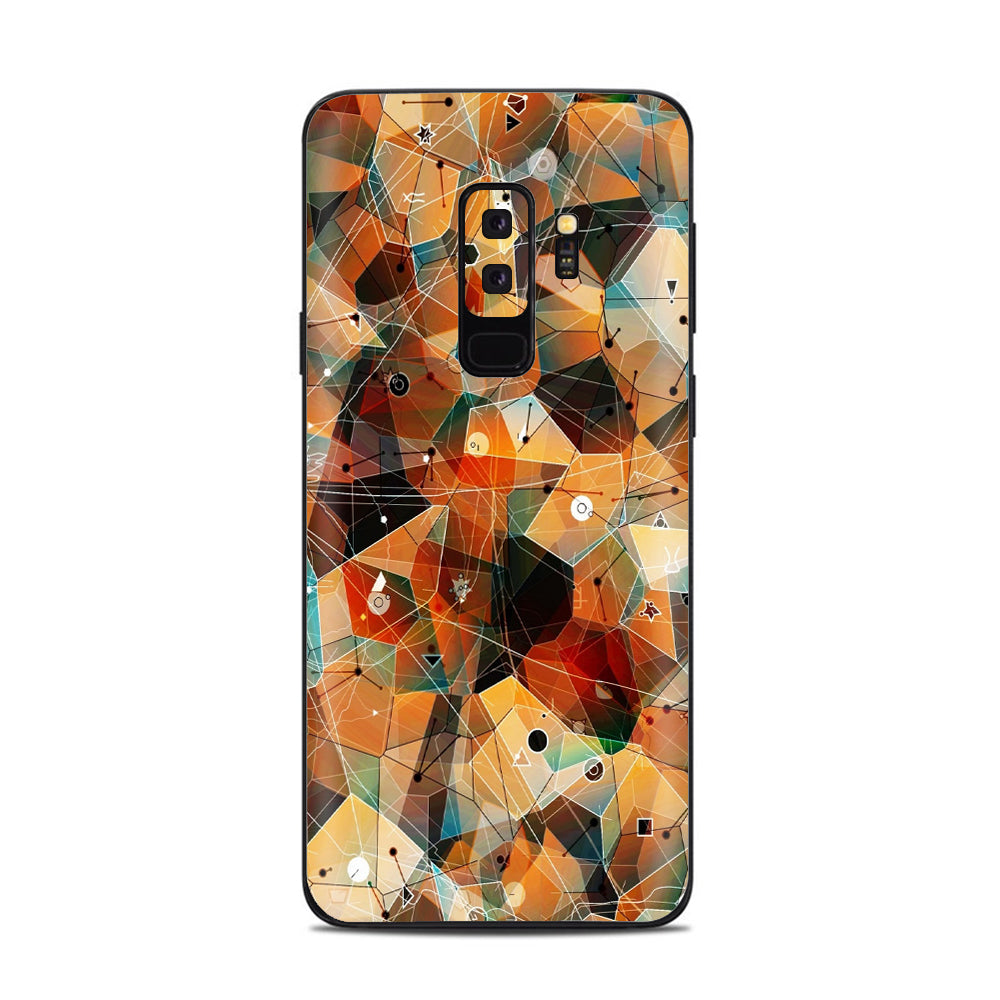  Abstract Triangles Samsung Galaxy S9 Plus Skin