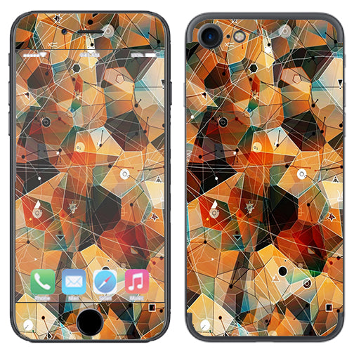  Abstract Triangles Apple iPhone 7 or iPhone 8 Skin