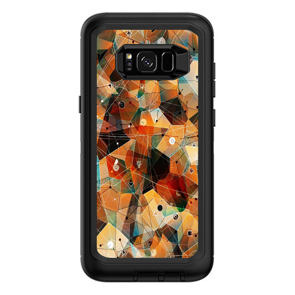  Abstract Triangles Otterbox Defender Samsung Galaxy S8 Plus Skin