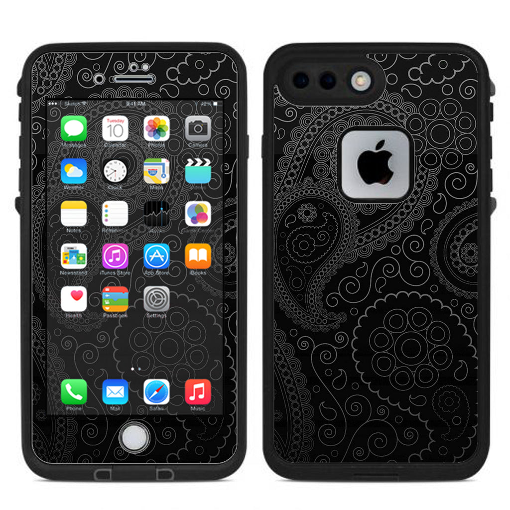  Paisley Black Lifeproof Fre iPhone 7 Plus or iPhone 8 Plus Skin