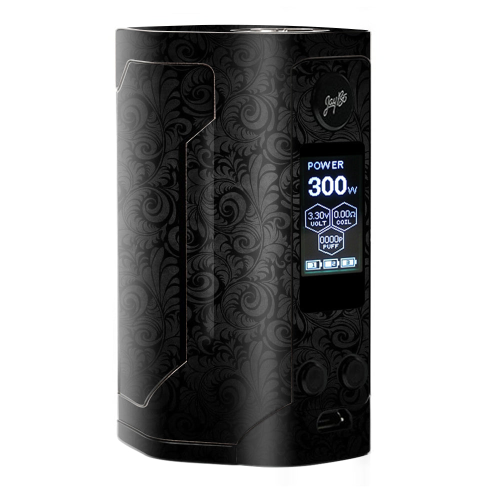  Black Floral Wismec RX Gen 3 Skin