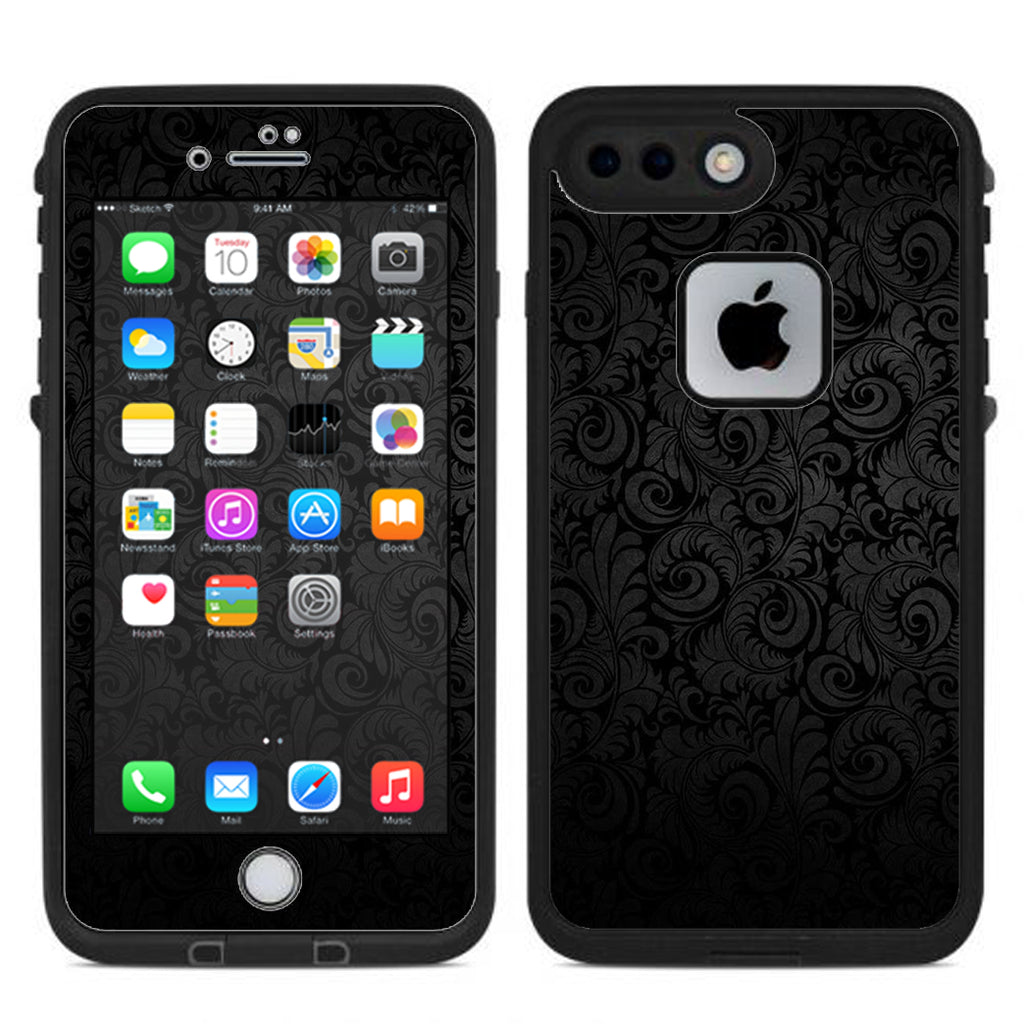  Black Floral Lifeproof Fre iPhone 7 Plus or iPhone 8 Plus Skin