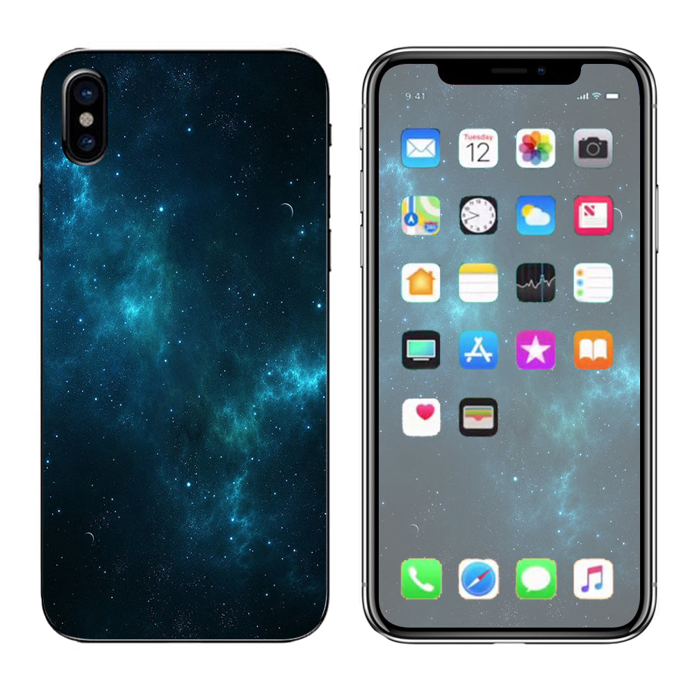  Deep Space Apple iPhone X Skin