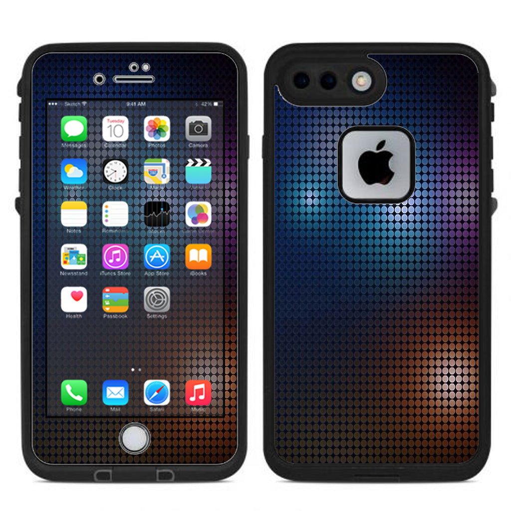  Disco Halftone Lifeproof Fre iPhone 7 Plus or iPhone 8 Plus Skin