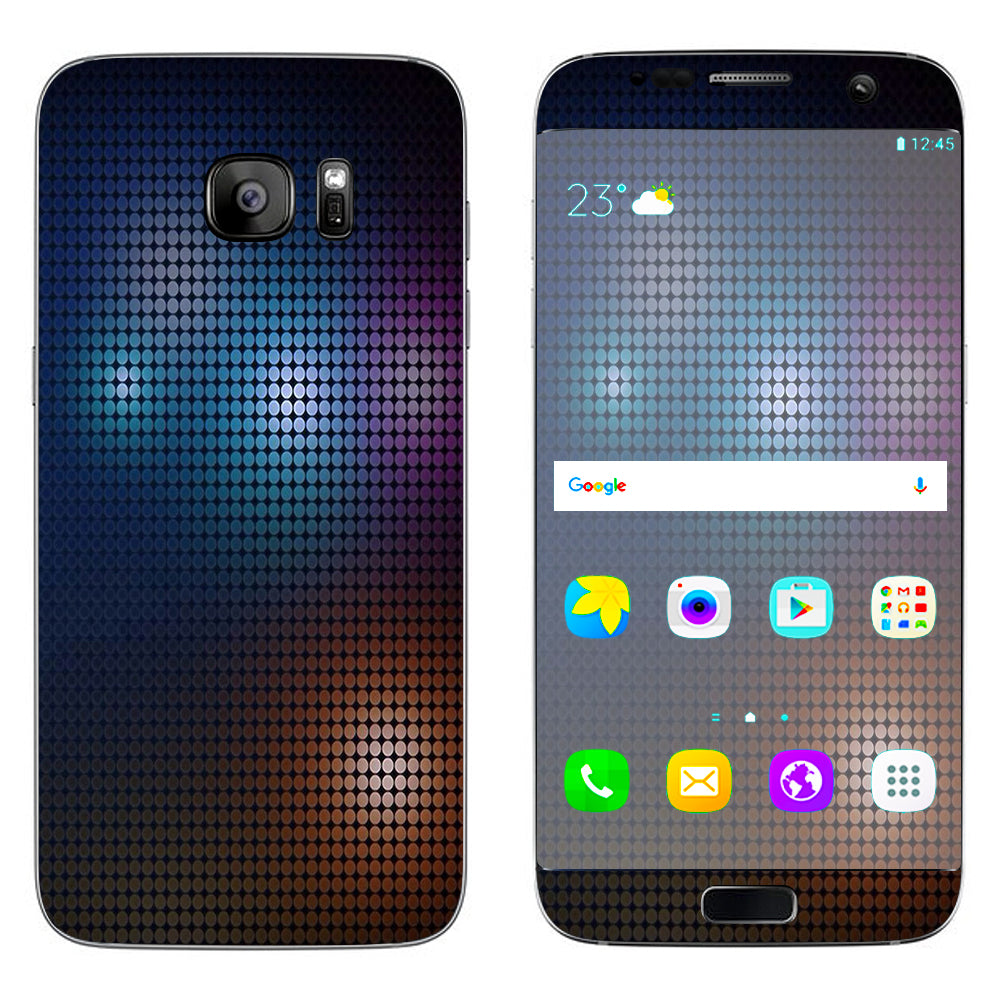  Disco Halftone Samsung Galaxy S7 Edge Skin