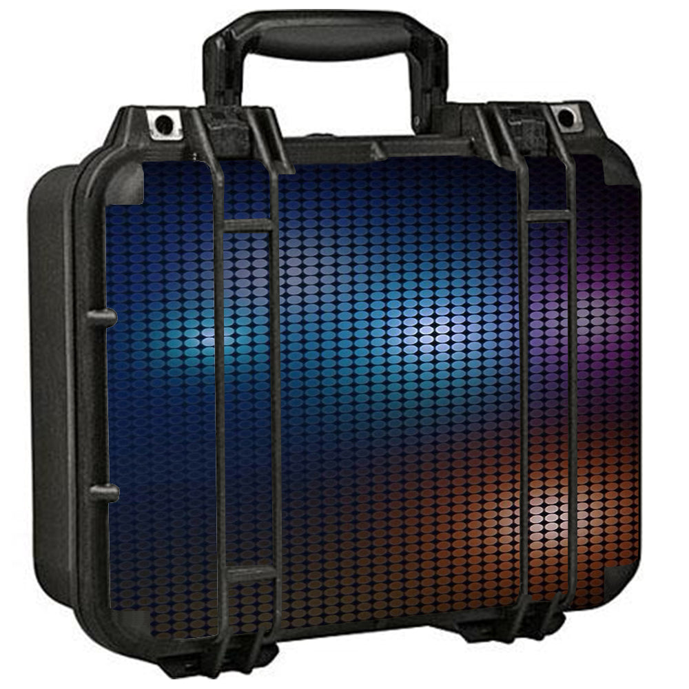  Disco Halftone Pelican Case 1400 Skin