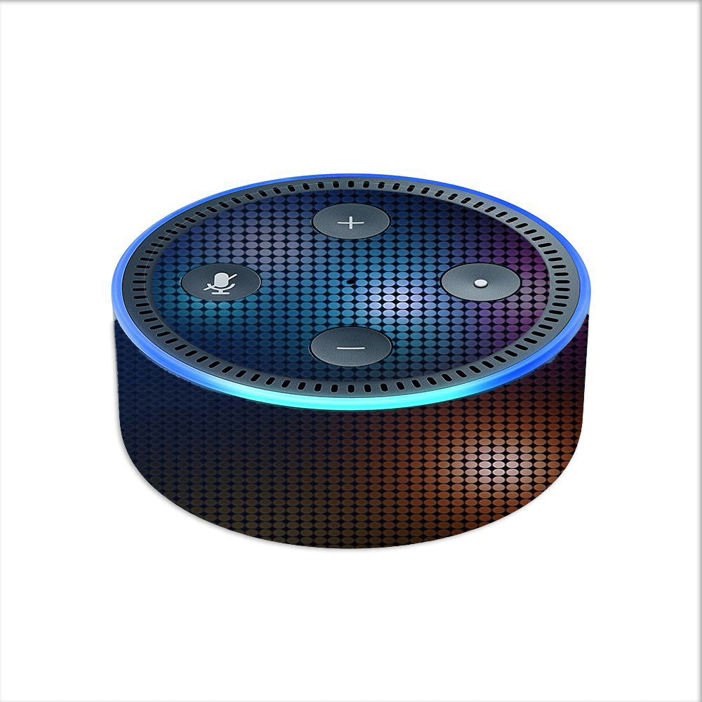  Disco Halftone Amazon Echo Dot 2nd Gen Skin
