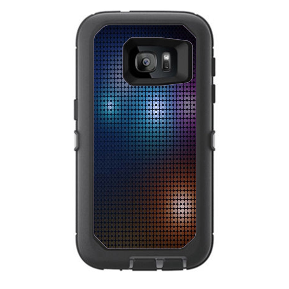  Disco Halftone Otterbox Defender Samsung Galaxy S7 Skin