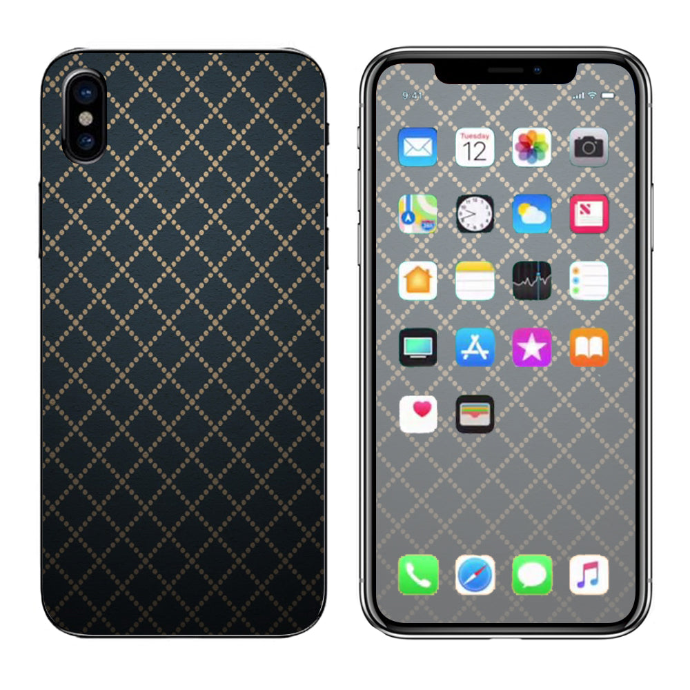  Dotted Diamonds Apple iPhone X Skin