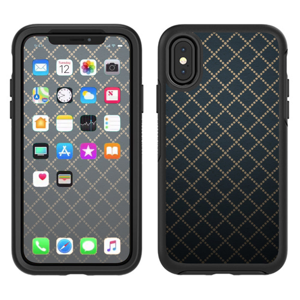  Dotted Diamonds Otterbox Defender Apple iPhone X Skin