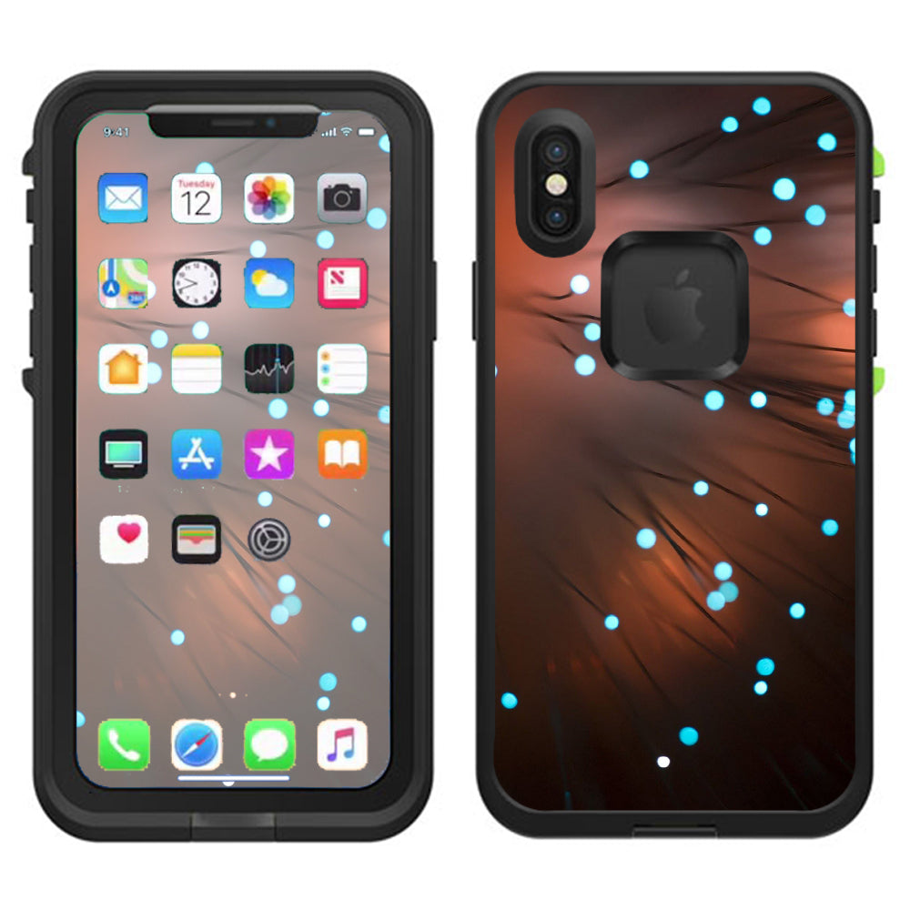  Vector Lights Lifeproof Fre Case iPhone X Skin