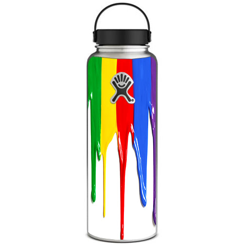  Dripping Paint Hydroflask 40oz Wide Mouth Skin