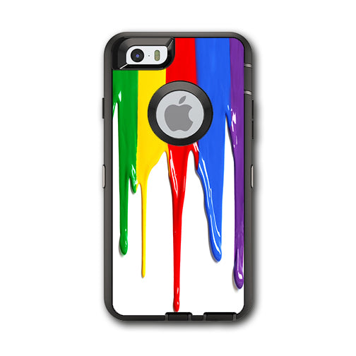  Dripping Paint Otterbox Defender iPhone 6 Skin