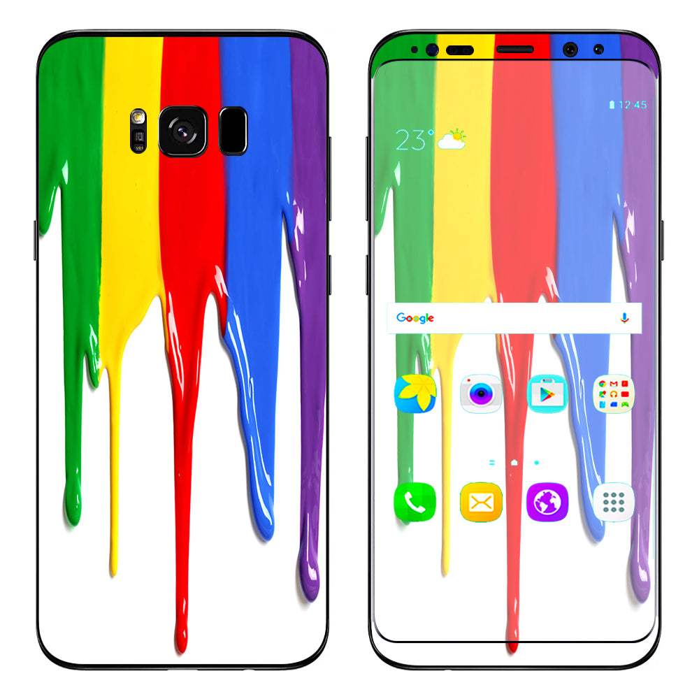  Dripping Paint Samsung Galaxy S8 Plus Skin