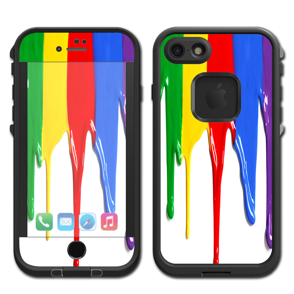  Dripping Paint Lifeproof Fre iPhone 7 or iPhone 8 Skin
