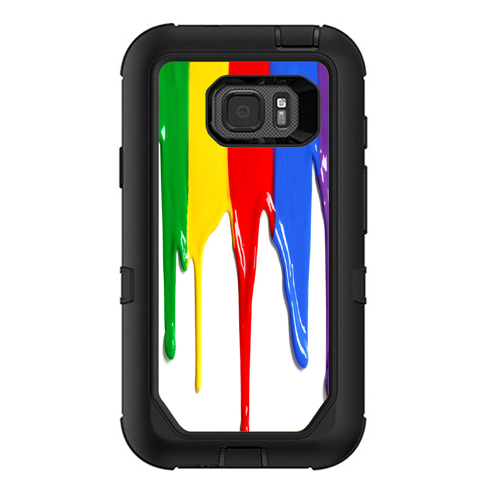  Dripping Paint Otterbox Defender Samsung Galaxy S7 Active Skin