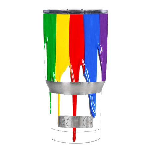  Dripping Paint RTIC 20oz Tumbler Skin