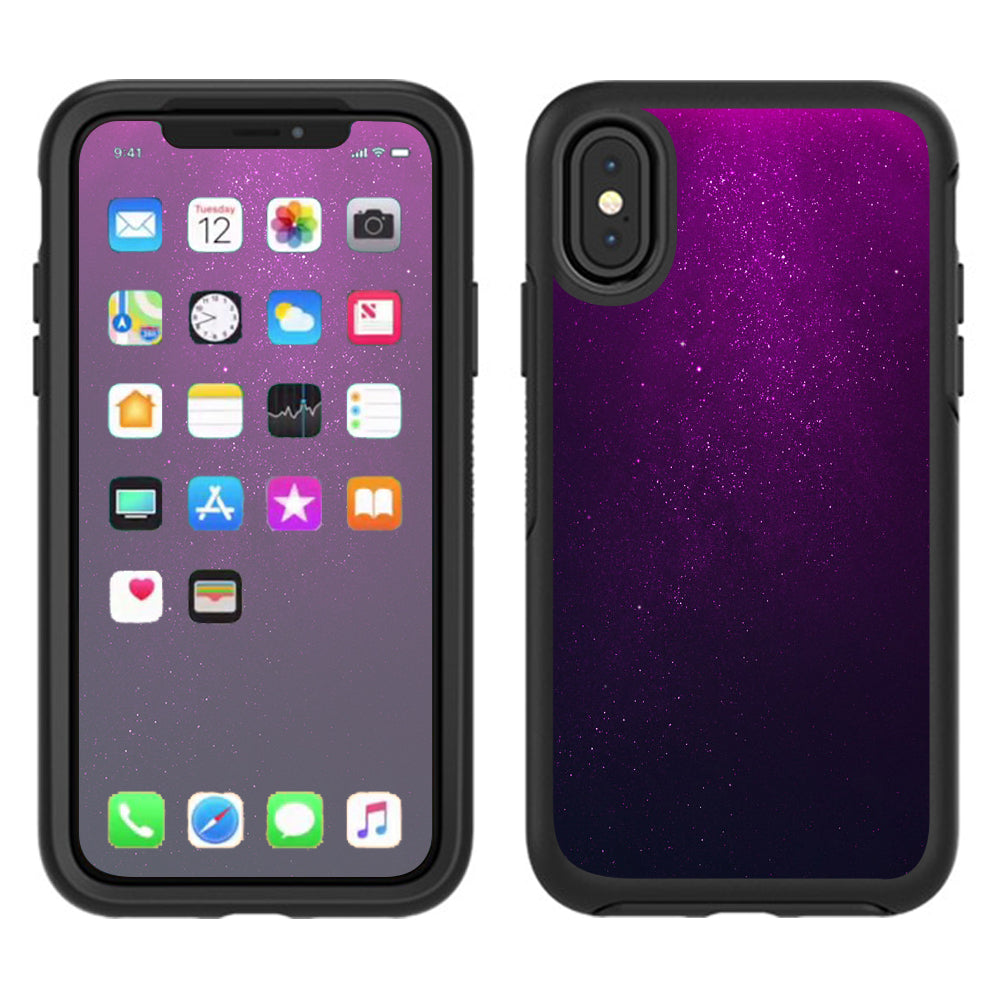  Purple Dust Otterbox Defender Apple iPhone X Skin