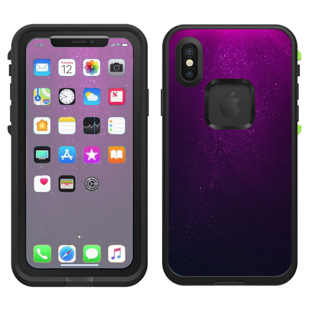  Purple Dust Lifeproof Fre Case iPhone X Skin