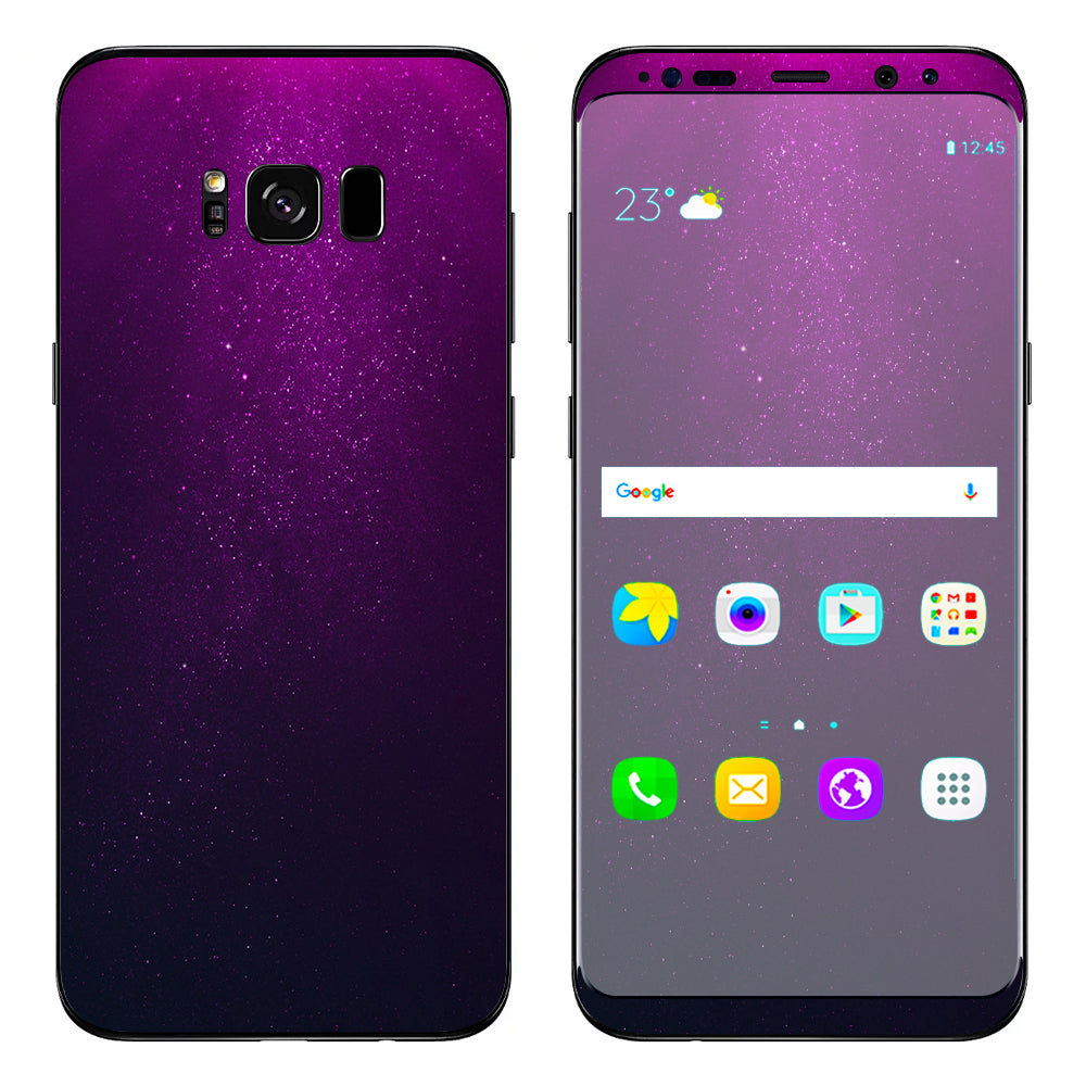  Purple Dust Samsung Galaxy S8 Skin