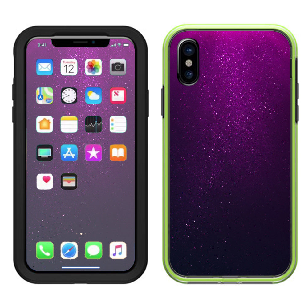  Purple Dust Lifeproof Slam Case iPhone X Skin