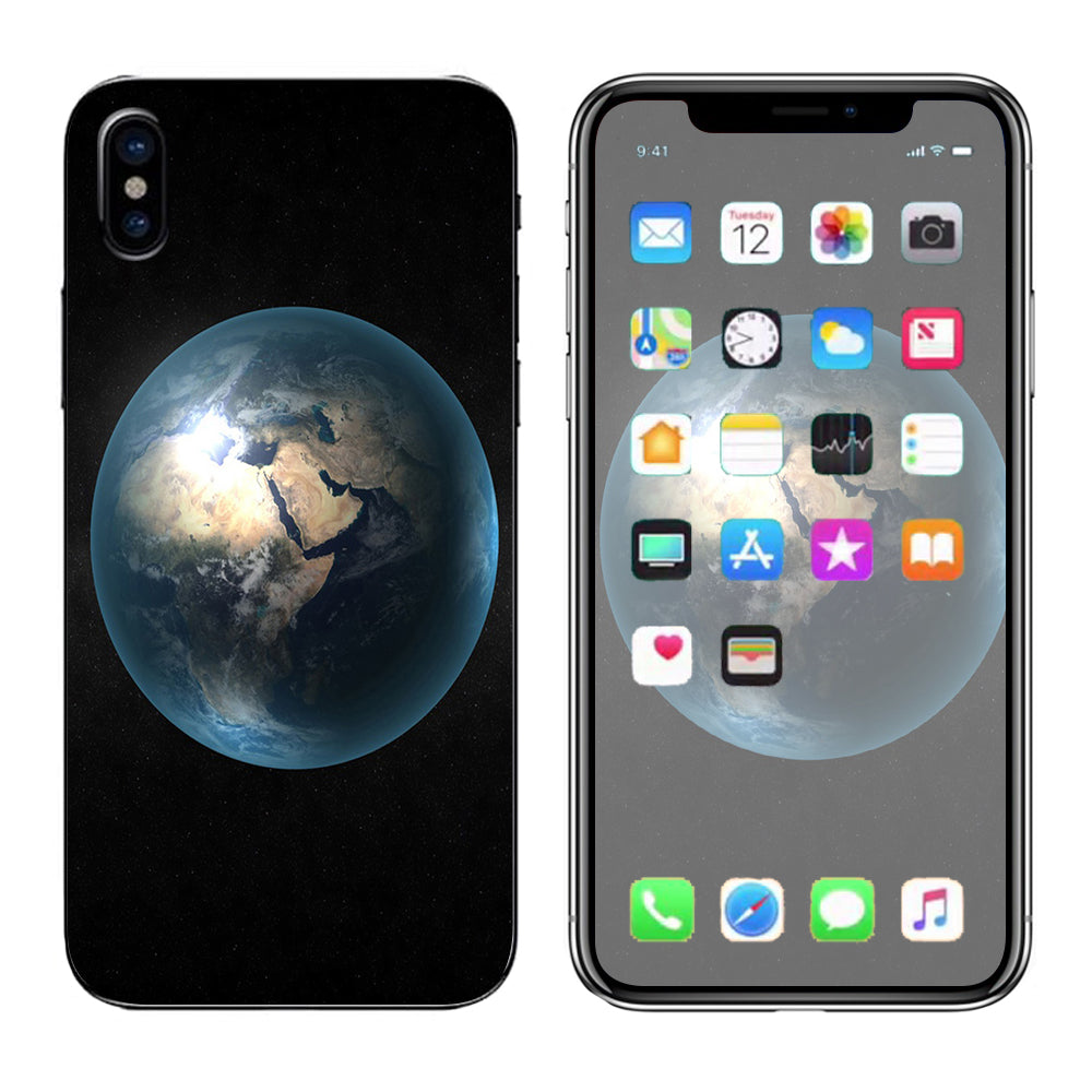  Earth Apple iPhone X Skin