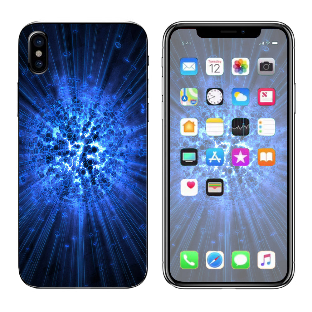  Exploding Honeycomb Apple iPhone X Skin