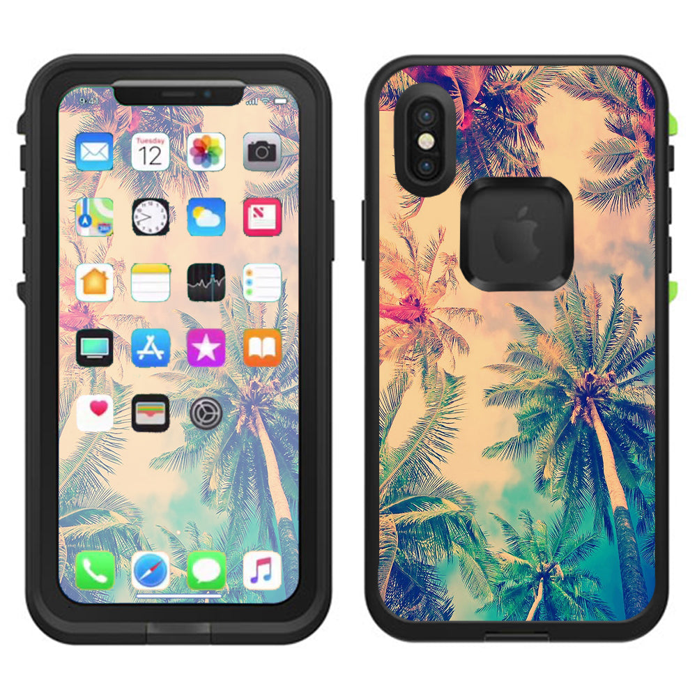  Coconut Trees Lifeproof Fre Case iPhone X Skin