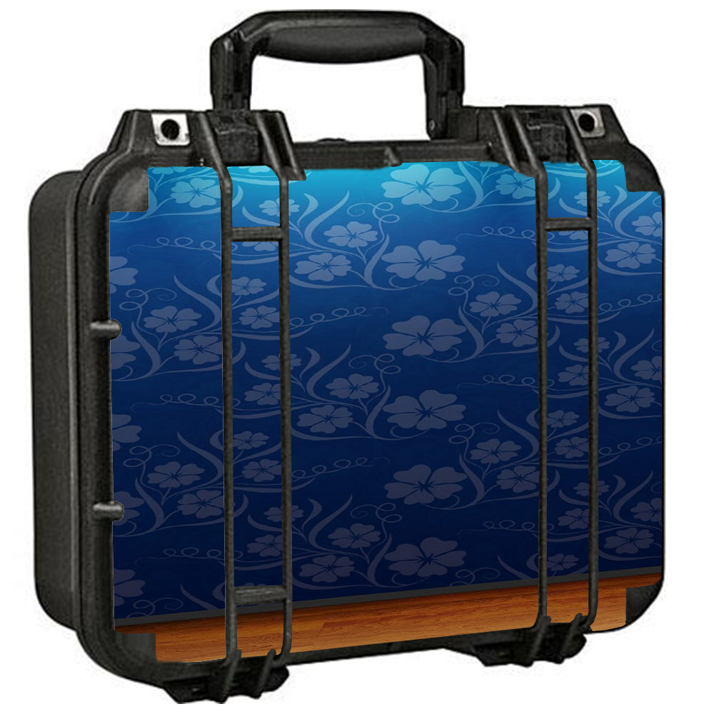  Floral Wall Pelican Case 1400 Skin