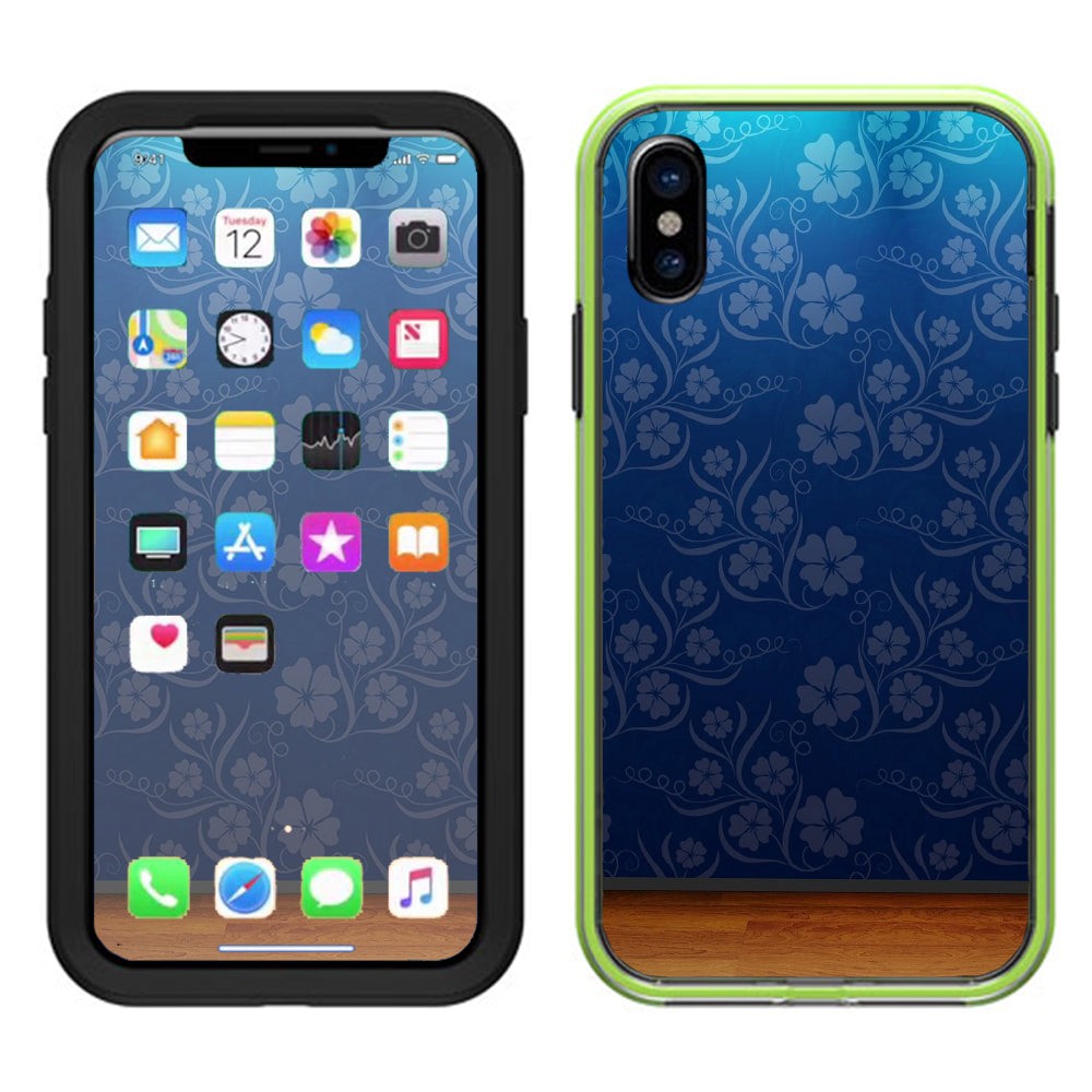  Floral Wall Lifeproof Slam Case iPhone X Skin