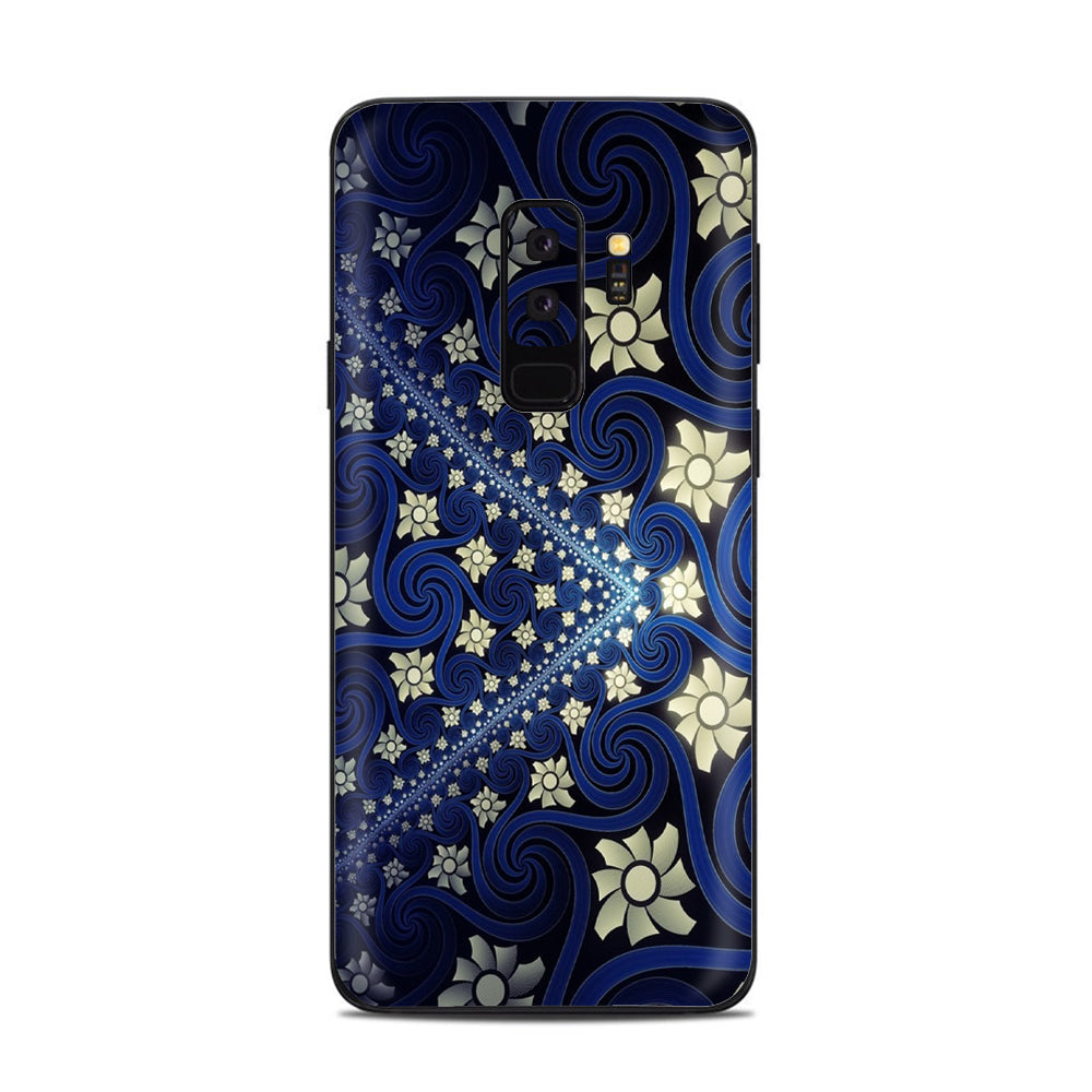  Flowers And Swirls Samsung Galaxy S9 Plus Skin