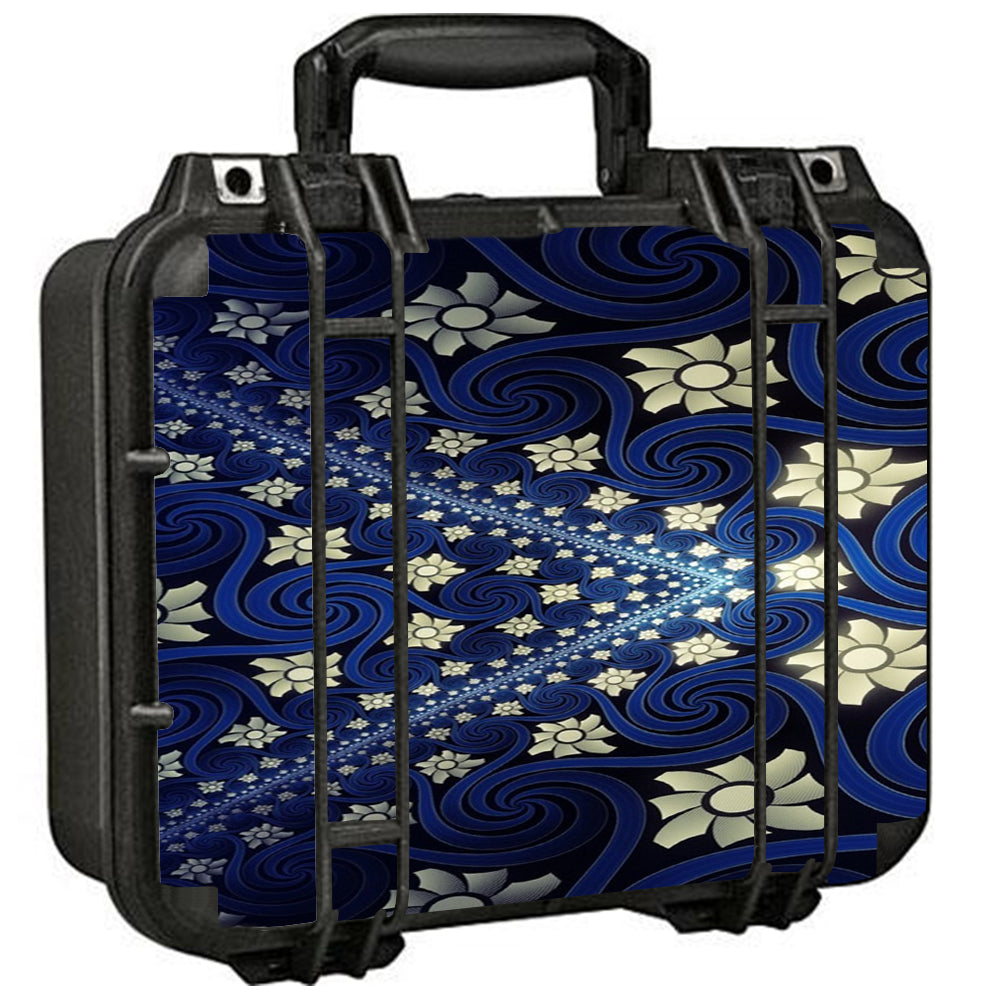  Flowers And Swirls Pelican Case 1400 Skin